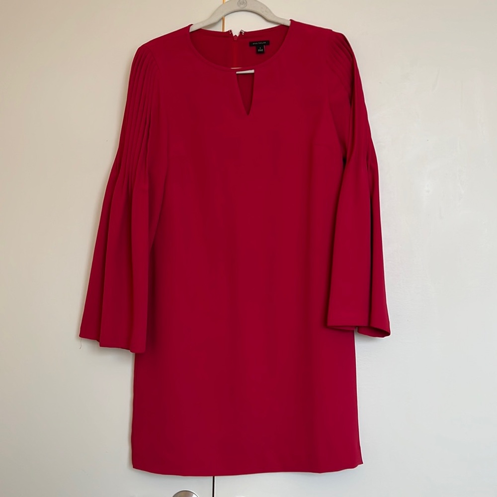 Ann Taylor dress flared sleeves